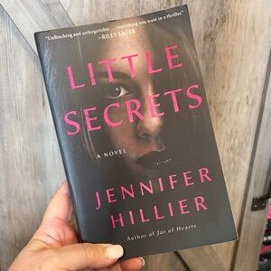 Little Secrets by Jennifer Hillier - Black Cover with Pink Text